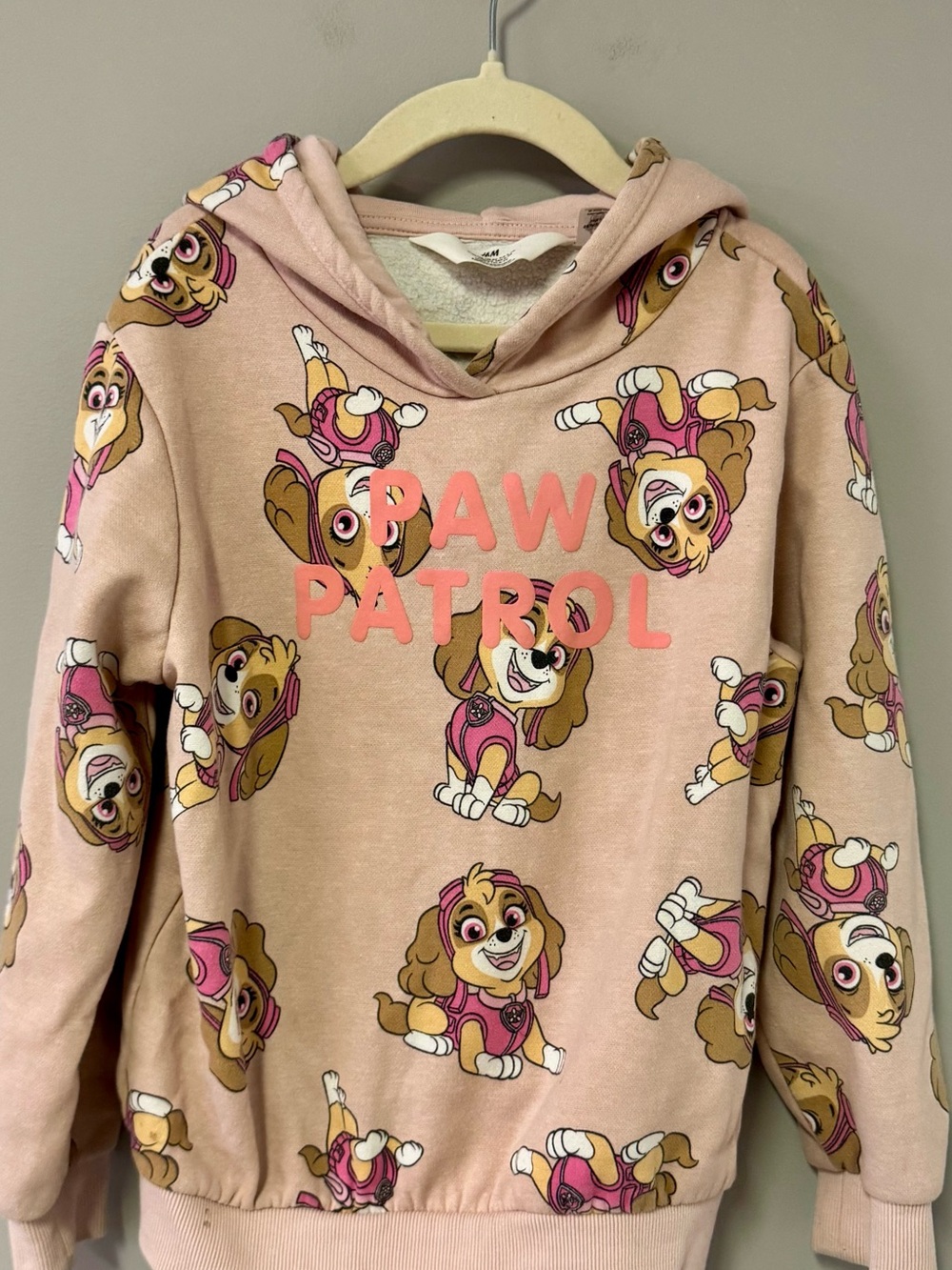H&M Pink PAW Patrol Skye Hoodie